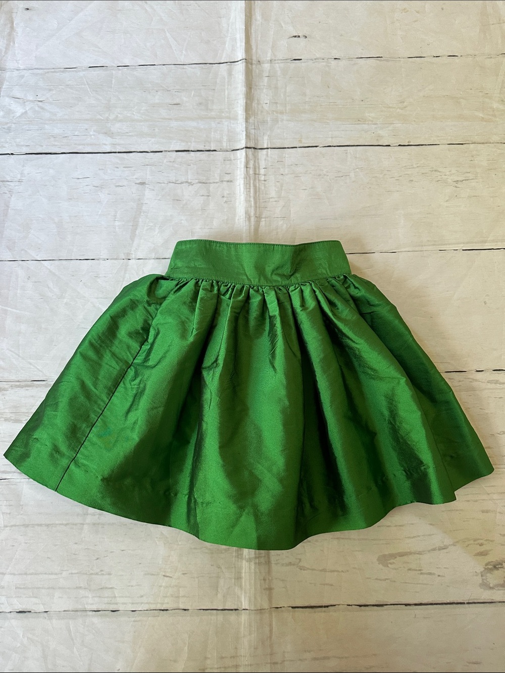 bella bliss Emerald Green Full Circle Skirt lined size 4
